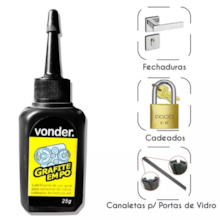 Grafite em Pó 25g Lubrificante - VONDER Grafite em Pó 25g Lubrificante - VONDER