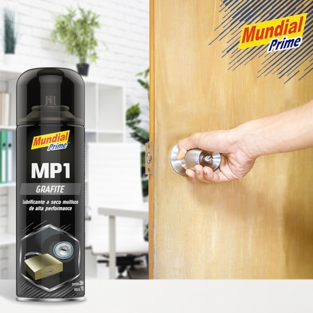 Grafite em Pó Spray 200ml - MUNDIAL Grafite em Pó Spray 200ml - MUNDIAL