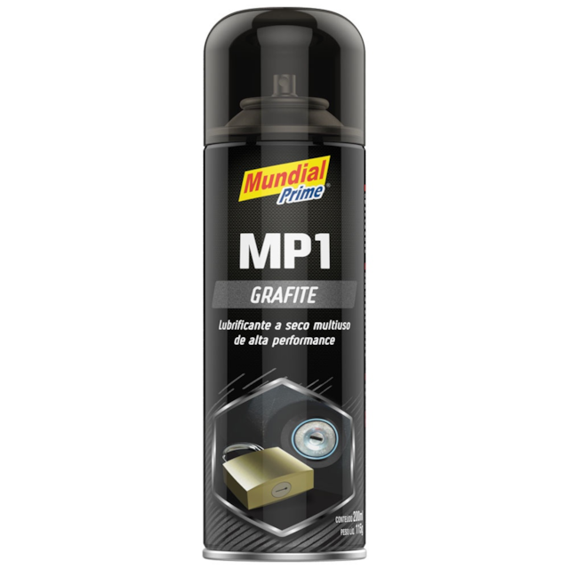 Grafite em Pó Spray 200ml - MUNDIAL Grafite em Pó Spray 200ml - MUNDIAL
