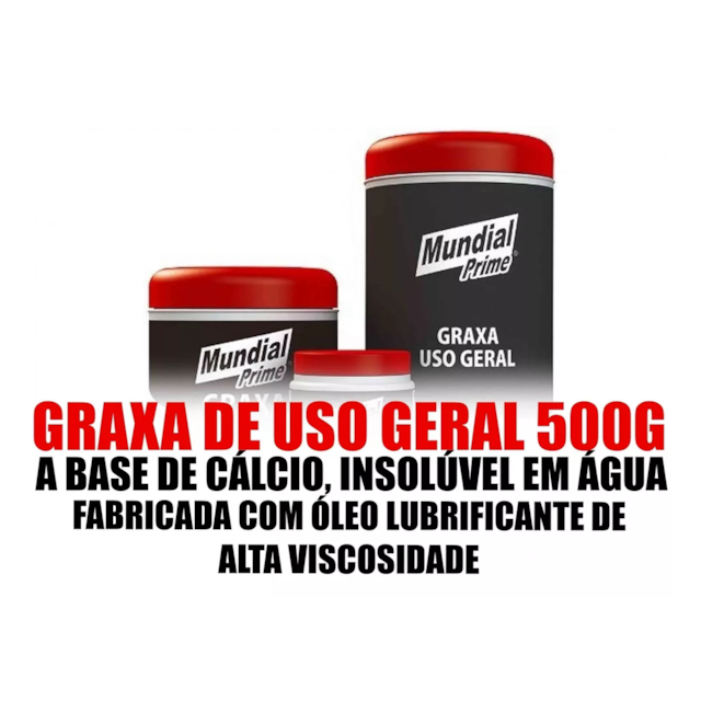 Graxa de Uso Geral 500g - MUNDIAL Graxa de Uso Geral 500g - MUNDIAL