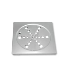 Grelha para Ralo Inox 10X10 Quadrada - Mesano Grelha para Ralo Inox 10X10 Quadrada - Mesano