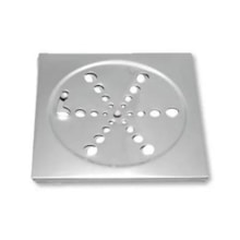 Grelha para Ralo Inox 10X10 Quadrada - Mesano Grelha para Ralo Inox 10X10 Quadrada - Mesano