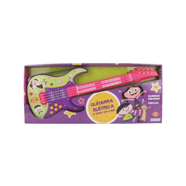 Guitarra Elétrica O Show da Luna Multikids - BR1799 Guitarra Elétrica O Show da Luna Multikids - BR1799