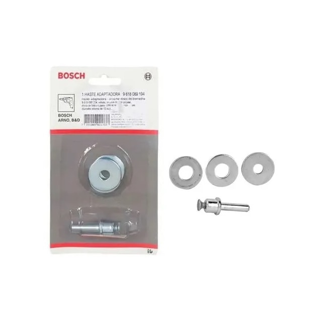 Haste  Adaptadora Disco de Borracha 13mm - BOSCH Haste  Adaptadora Disco de Borracha 13mm - BOSCH