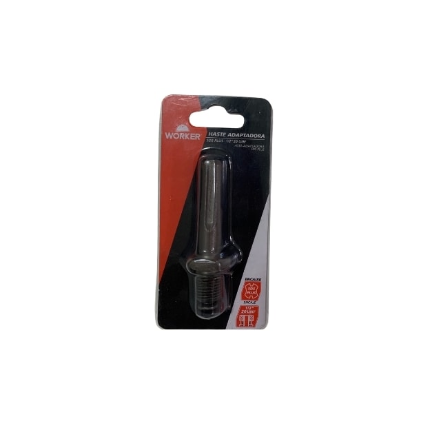 Haste Adaptadora SDS Plus 1/2 Pol. para Mandril - Worker Haste Adaptadora SDS Plus 1/2 Pol. para Mandril - Worker