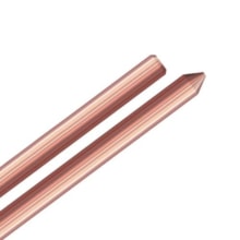 Haste de Aterramento Cobreada 1,5m - Casa Nossa Haste de Aterramento Cobreada 1,5m - Casa Nossa