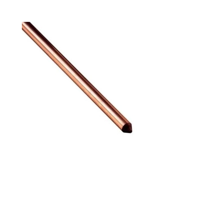 Haste para Aterramento de Cobre 10mm x 1m sem Condutor - Casa Nossa Haste para Aterramento de Cobre 10mm x 1m sem Condutor - Casa Nossa