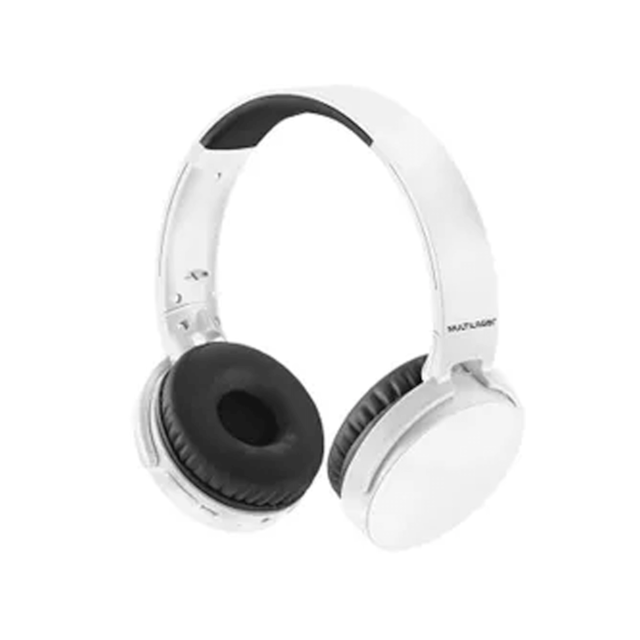 Headphone Premium Bluetooth SD / AUX / FM Branco Multilaser - PH265