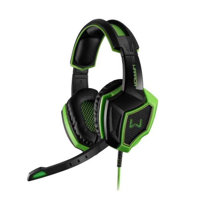 Headset Gamer Multilaser USB 7.1 Preto e Verde Warrior  - PH224