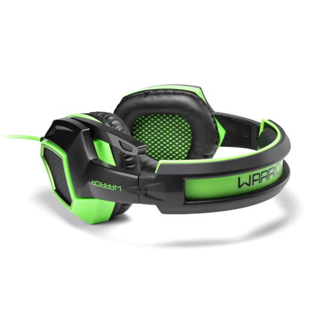 Headset Gamer Multilaser USB 7.1 Preto e Verde Warrior  - PH224