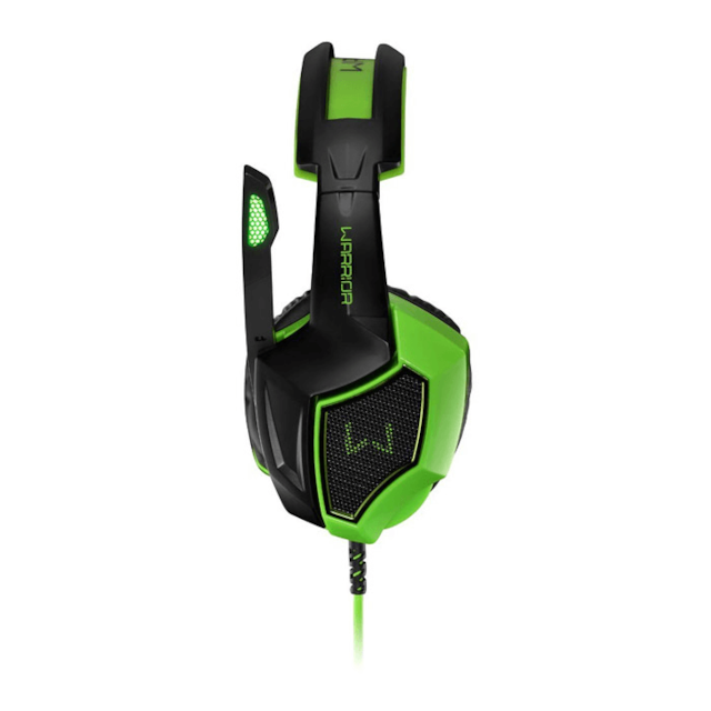 Headset Gamer Multilaser USB 7.1 Preto e Verde Warrior  - PH224