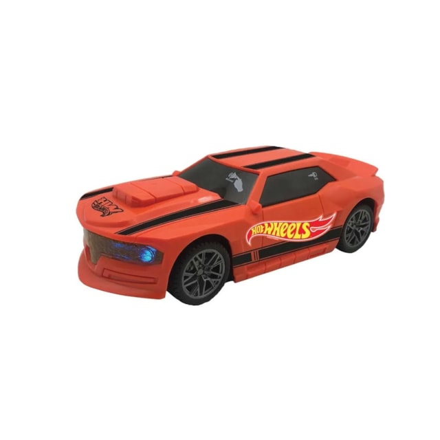 Hot Wheels Carro Flash Laranja com Luz e Som Multikids - BR1824X [Reembalado]