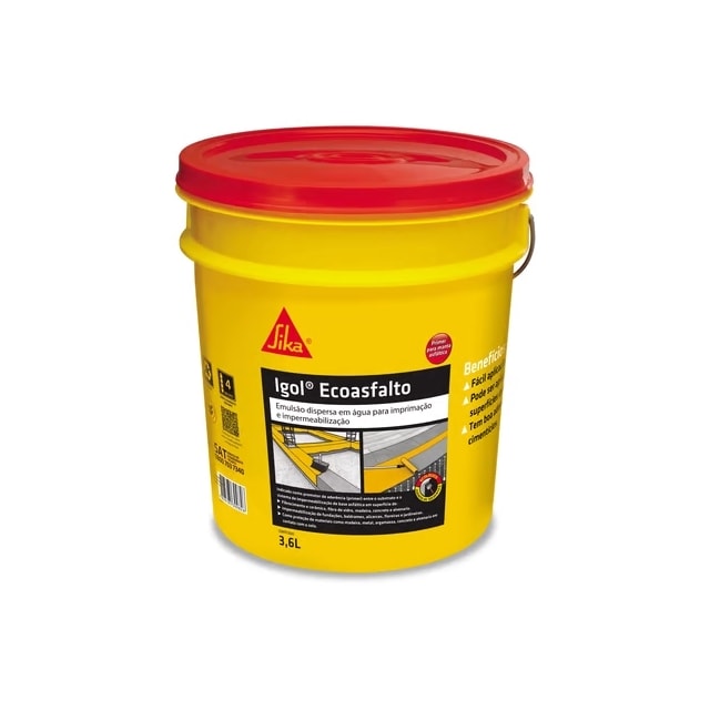 Impermeabilizante Igol Ecoasfalto 3,6L - SIKA