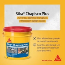 Impermeabilizante para Argamassa Sika Chapisco Plus 18L - Sika 