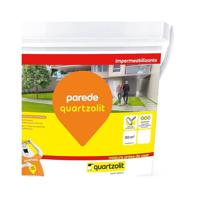 Impermeabilizante Parede 3,6Kg - QUARTZOLIT Impermeabilizante Parede 3,6Kg - QUARTZOLIT