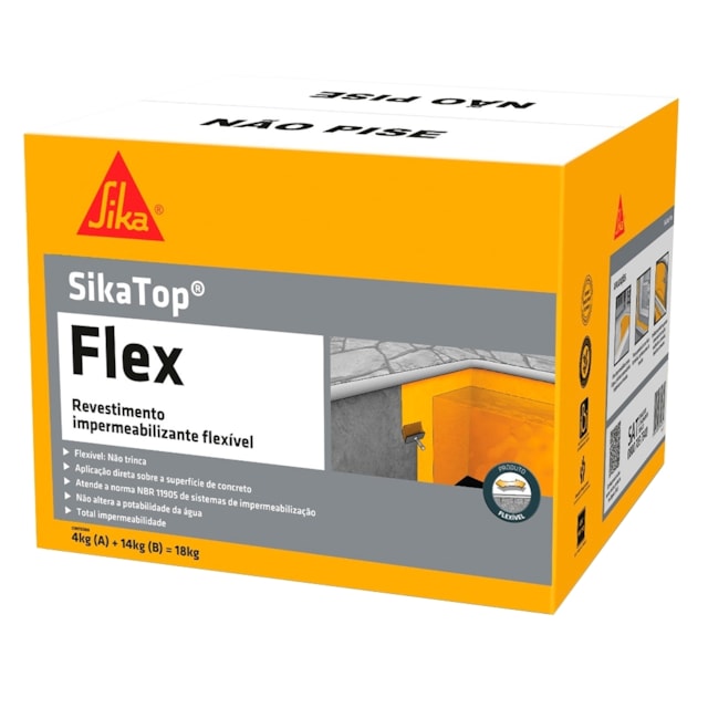 Impermeabilizante Sika Top Flex 18kg - Sika 