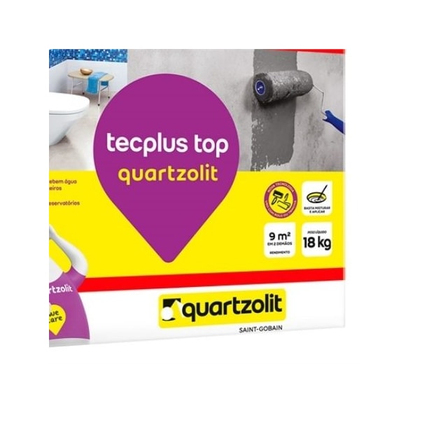 Impermeabilizante Tecplus Top 18KG - QUARTZOLIT Impermeabilizante Tecplus Top 18KG - QUARTZOLIT