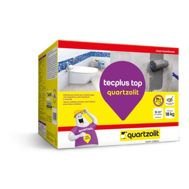 Impermeabilizante Tecplus Top 18KG - QUARTZOLIT Impermeabilizante Tecplus Top 18KG - QUARTZOLIT