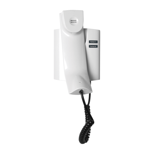 Interfone Branco IPR8000 IPR8010 - INTELBRAS Interfone Branco IPR8000 IPR8010 - INTELBRAS