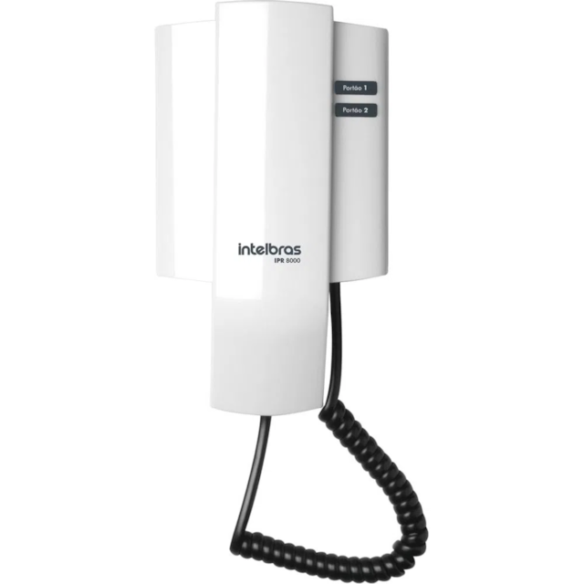 Interfone Branco IPR8000 IPR8010 - INTELBRAS Interfone Branco IPR8000 IPR8010 - INTELBRAS