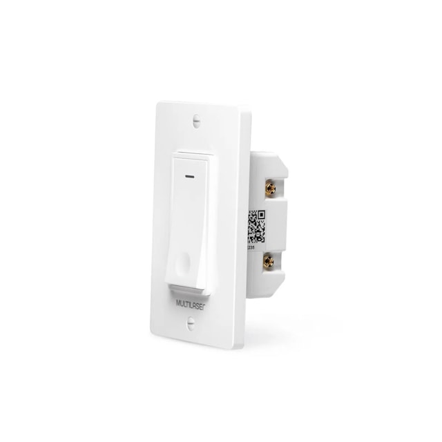 Interruptor Inteligente 1 Tecla Wi-Fi - Multilaser Liv - SE235 Interruptor Inteligente 1 Tecla Wi-Fi - Multilaser Liv - SE235