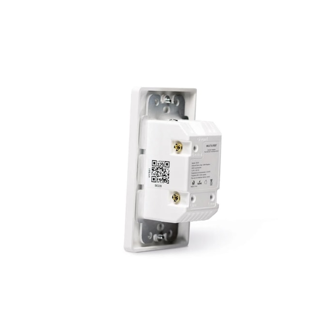 Interruptor Inteligente 1 Tecla Wi-Fi - Multilaser Liv - SE235