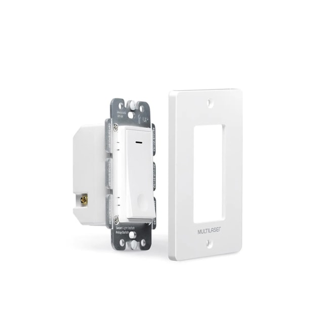 Interruptor Inteligente 1 Tecla Wi-Fi - Multilaser Liv - SE235 Interruptor Inteligente 1 Tecla Wi-Fi - Multilaser Liv - SE235