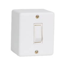 Interruptor Sistema X 1 Tecla Simples Branco - ILUMI