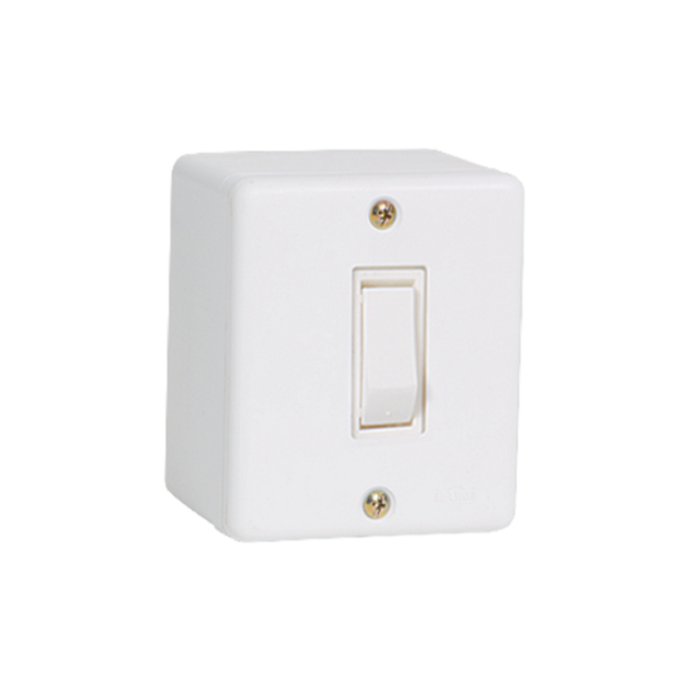 Interruptor Sistema X 1 Tecla Simples Branco - ILUMI