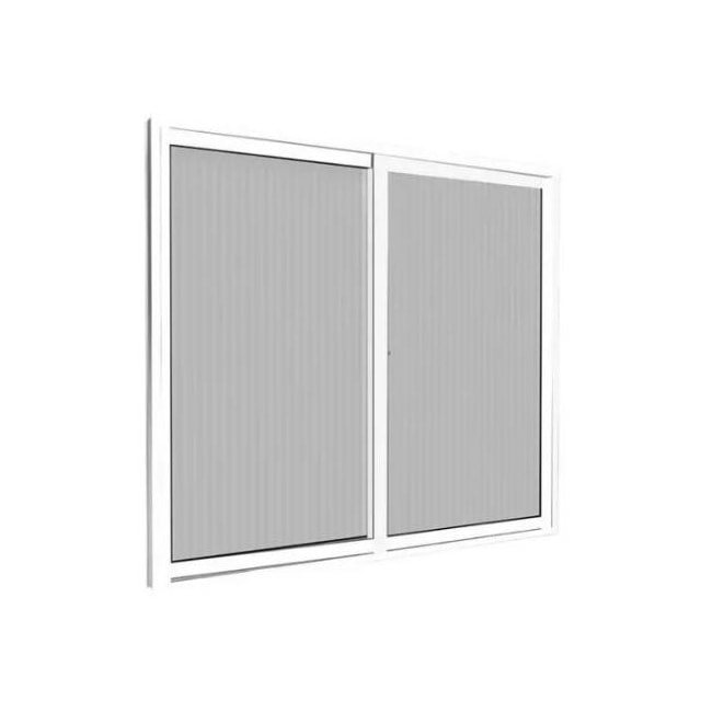 Janela de Correr 1,00 x 1,00 Alumínio Branco Vd Canelado - Quality
