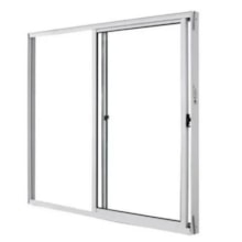 Janela de Correr 1x1MT Alumínio Branco Vd Liso - QUALITY