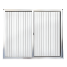 Janela de Correr Aluminio Branco Vd Canelado 0,80 x 0,80m - QUALITY