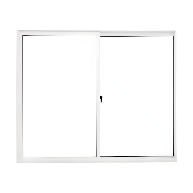 Janela de Correr Alumínio Branco Vd Liso 1 x 0,80m - QUALITY