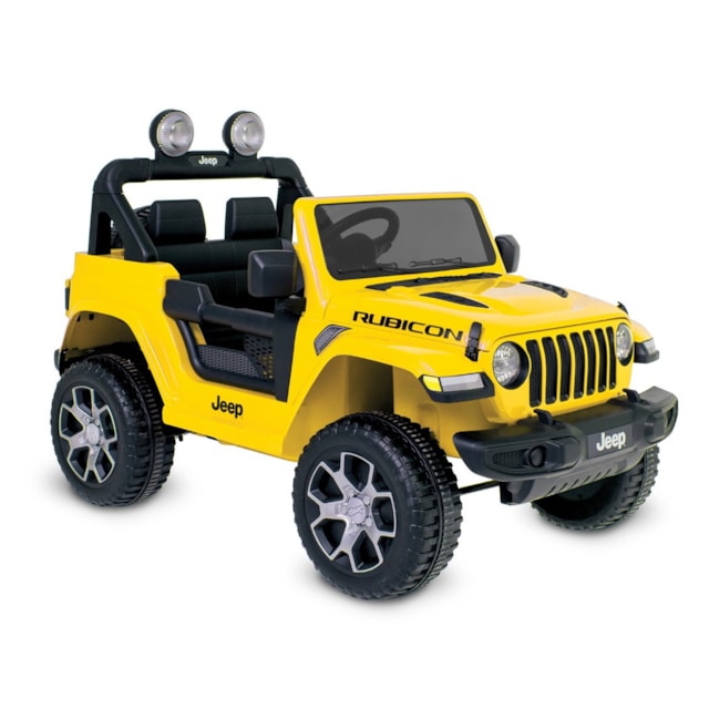 Jeep Wrangler R/C Elétrico 12V - 2908 Amarelo