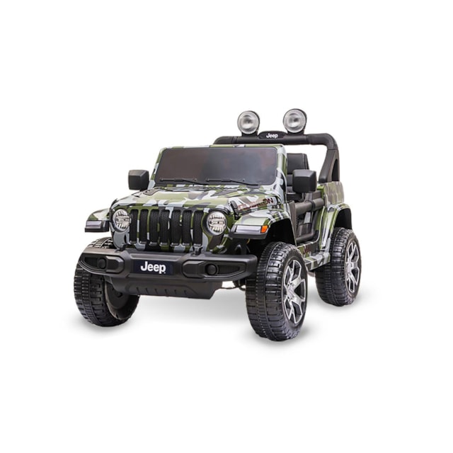 Jeep Wrangler R/C Elétrico 12V - 2908 Camuflado