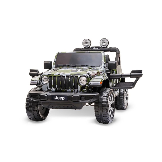 Jeep Wrangler R/C Elétrico 12V - 2908 Camuflado