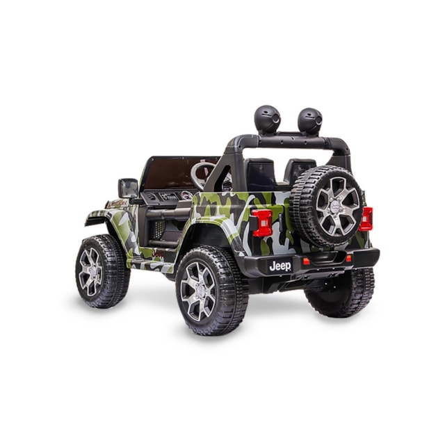 Jeep Wrangler R/C Elétrico 12V - 2908 Camuflado