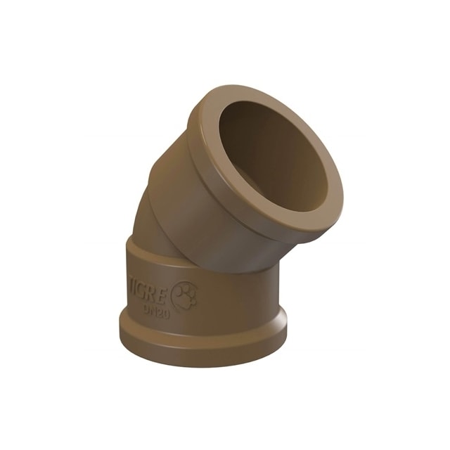 Joelho 45° Soldável 20mm Marrom - Tigre Joelho 45° Soldável 20mm Marrom - Tigre