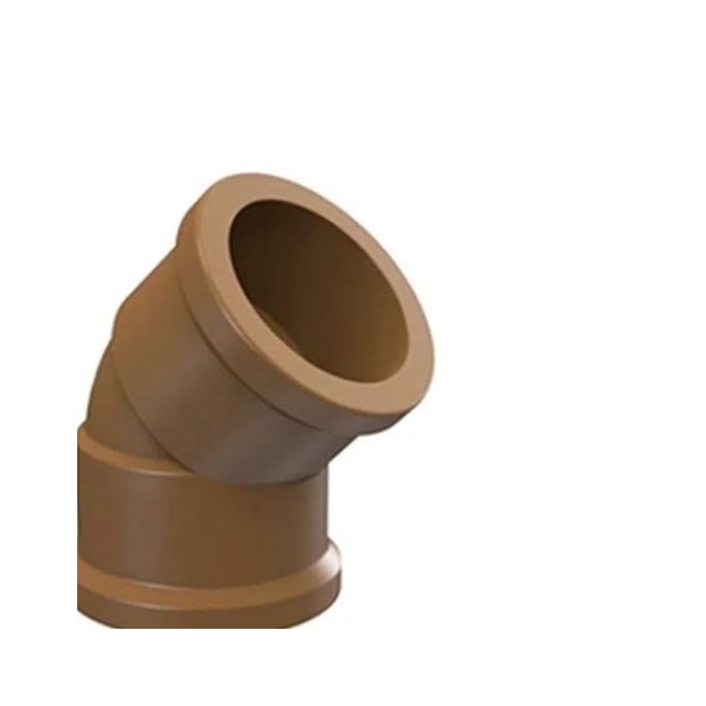 Joelho 45° Soldável 40mm Marrom - Tigre Joelho 45° Soldável 40mm Marrom - Tigre