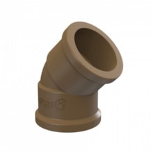 Joelho 45° Soldável 40mm Marrom - Tigre Joelho 45° Soldável 40mm Marrom - Tigre