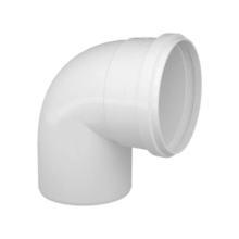 Joelho de PVC para Esgoto 90° 50mm - FORTLEV