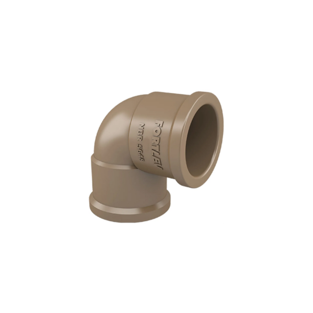 Joelho de PVC Soldável 90° 32mm - FORTLEV Joelho de PVC Soldável 90° 32mm - FORTLEV