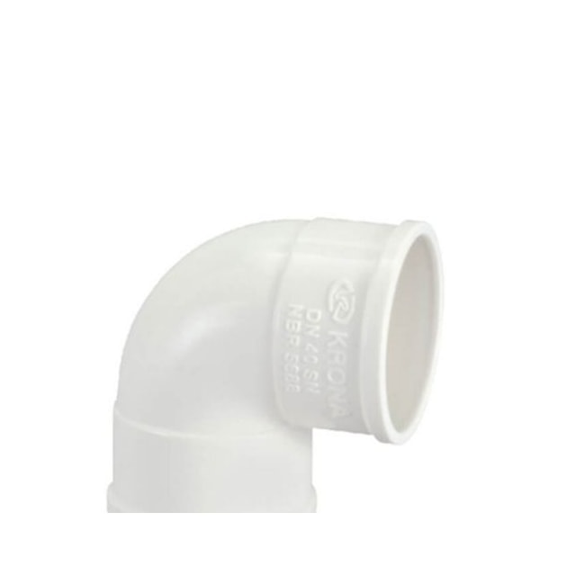 Joelho para Esgoto de 90° 50mm - Krona
