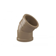 Joelho Soldável de PVC 45° 50mm - FORTLEV Joelho Soldável de PVC 45° 50mm - FORTLEV