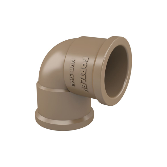 Joelho Soldável de PVC 90° 20mm - FORTLEV Joelho Soldável de PVC 90° 20mm - FORTLEV