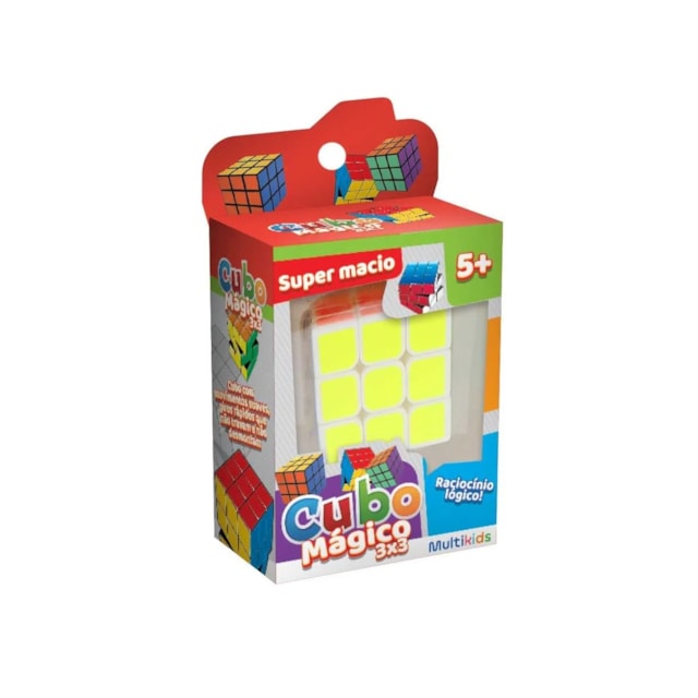 Jogo Cubo Mágico 3x3 Multikids - BR1779