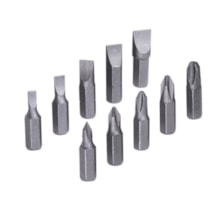 Jogo de Bits Fendas/Phillips 10 Peças - WORKER Jogo de Bits Fendas/Phillips 10 Peças - WORKER