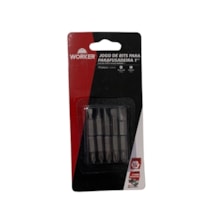 Jogo de Bits Fendas/Phillips 10 Peças - WORKER Jogo de Bits Fendas/Phillips 10 Peças - WORKER