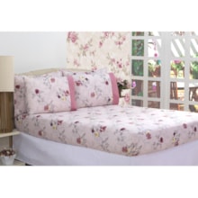 Jogo De Cama Lençol Micropercal Com Elástico Orquídea Casal 3 Peças Jogo De Cama Lençol Micropercal Com Elástico Orquídea Casal 3 Peças