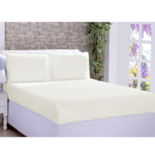 Jogo de Cama Lençol Ponto Palito Micropercal 3 Peças Palha Deccoralle Solteiro Jogo de Cama Lençol Ponto Palito Micropercal 3 Peças Palha Deccoralle Solteiro